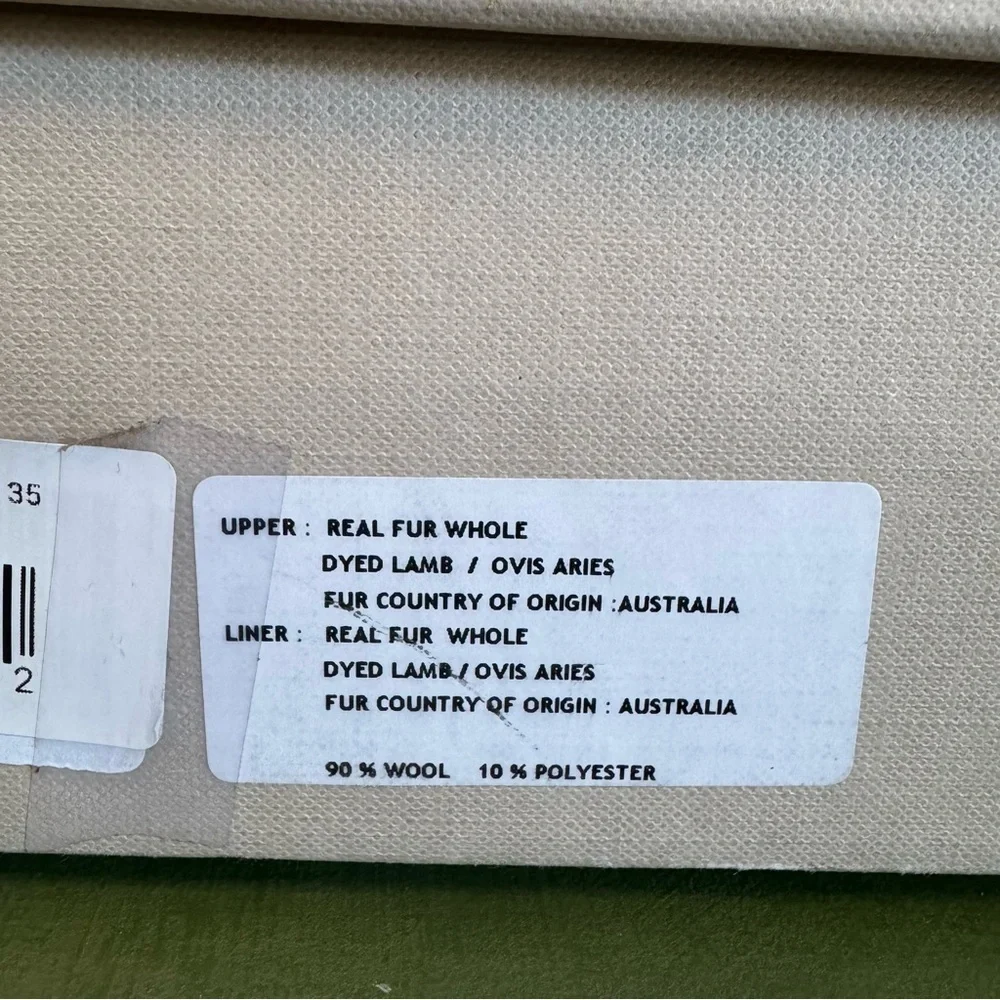 NWT Montelliana 1965 SONIA Shearling Lined & Trimmed Leather Boots *Italy*